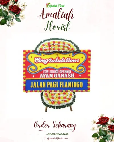 Bunga Papan Congratulation di Gumawang